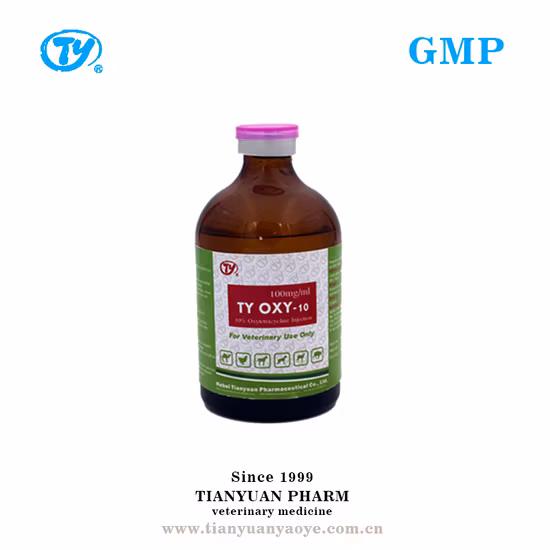 GMP Product Veterinary Medicnes Injection Oxytetracycline Drugs for Pig