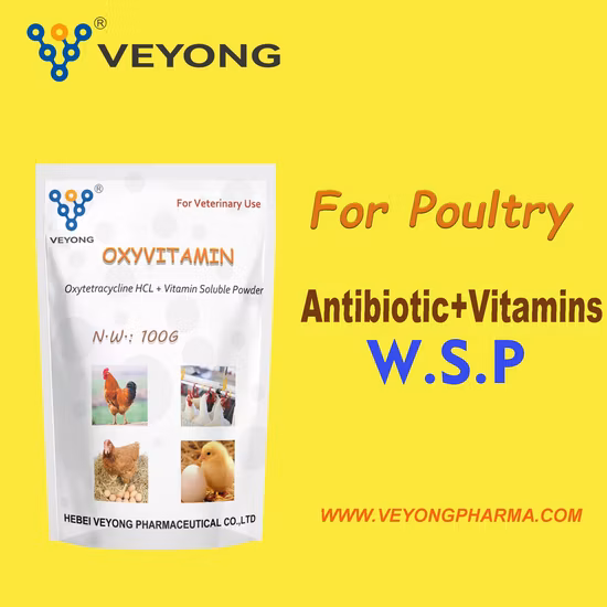 Veterinary Medicine Feed Additive 20% 50% Oxytetracycline Soluble Powder for Poultry