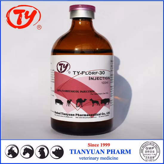 Animal Drugs Florfenicol Injection Antibacterial Drug for Livestock Health Cure